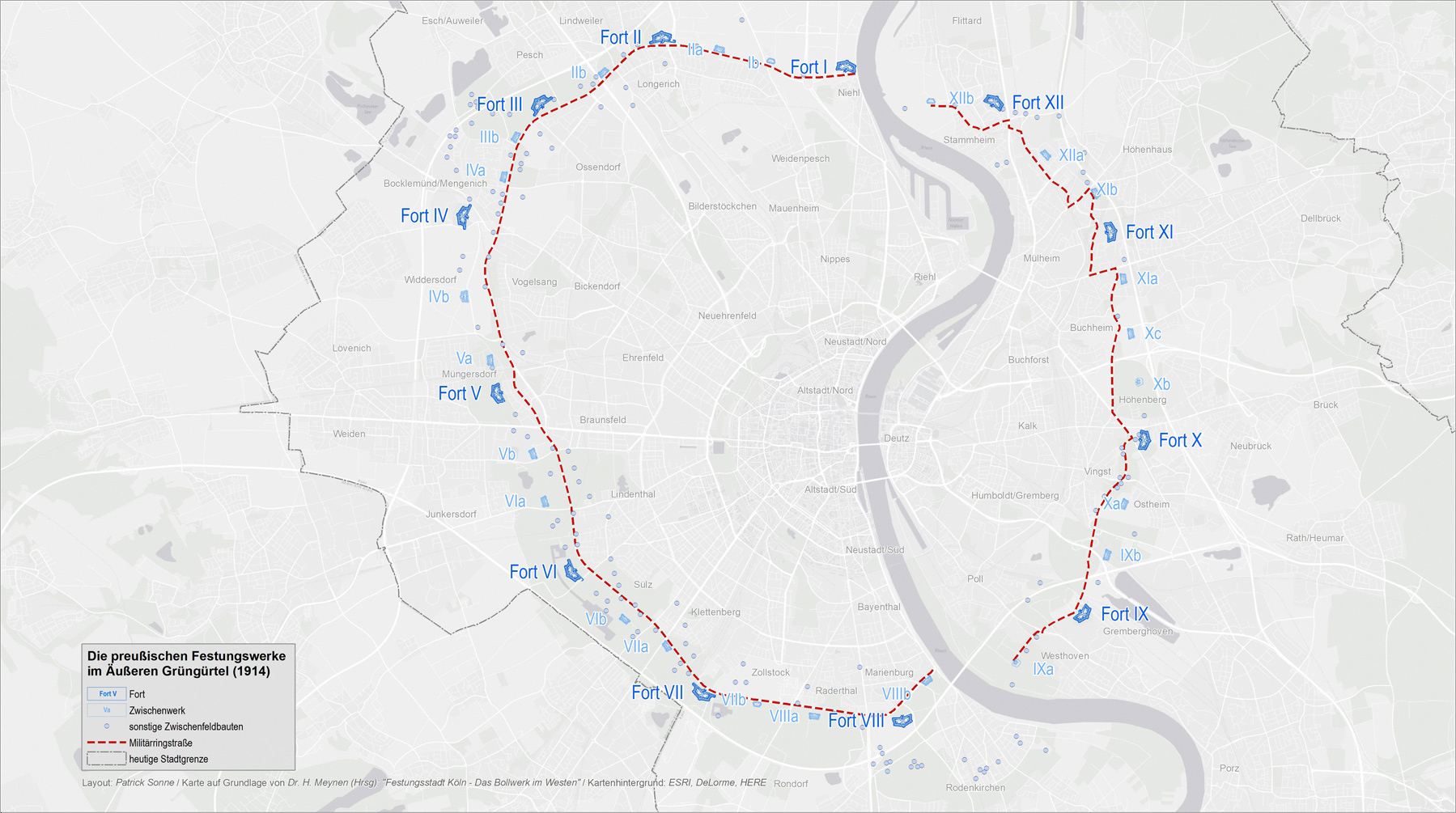 Köln Mittelalterliche Stadterweiterungen